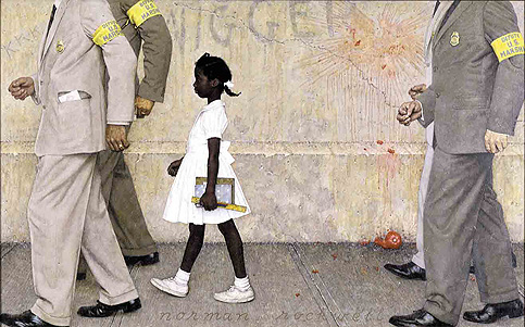 The Problem We All Live With, Norman Rockwell