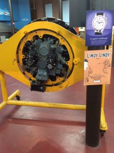 The engine for Lindbergh's Spirit of St. Louis built by Wright Aeronautical in Paterson