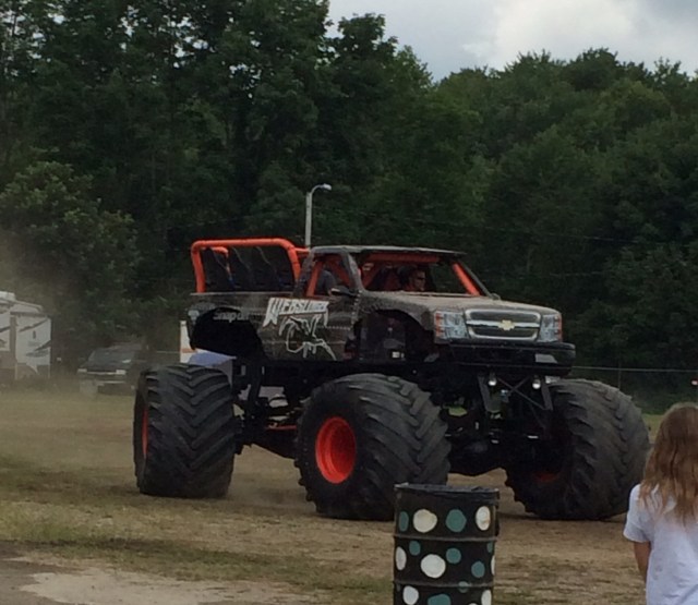 The monster truck ride