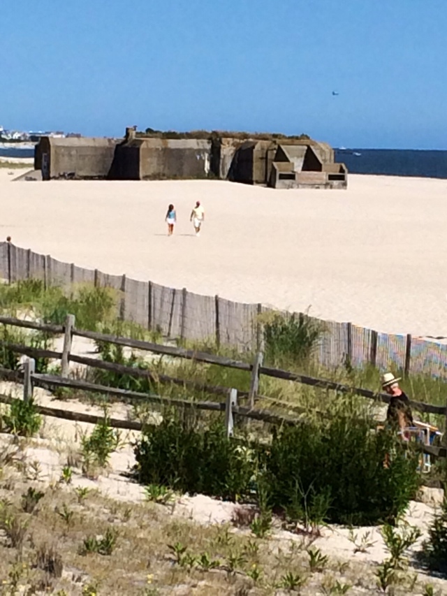 World War II army bunker built in 1942 as part of Harbor Defense Project. In Cape May Point State Park