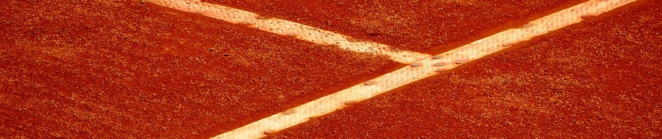Red dirt tennis court