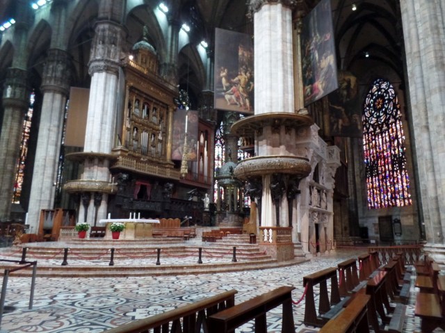 Inside the Duomo