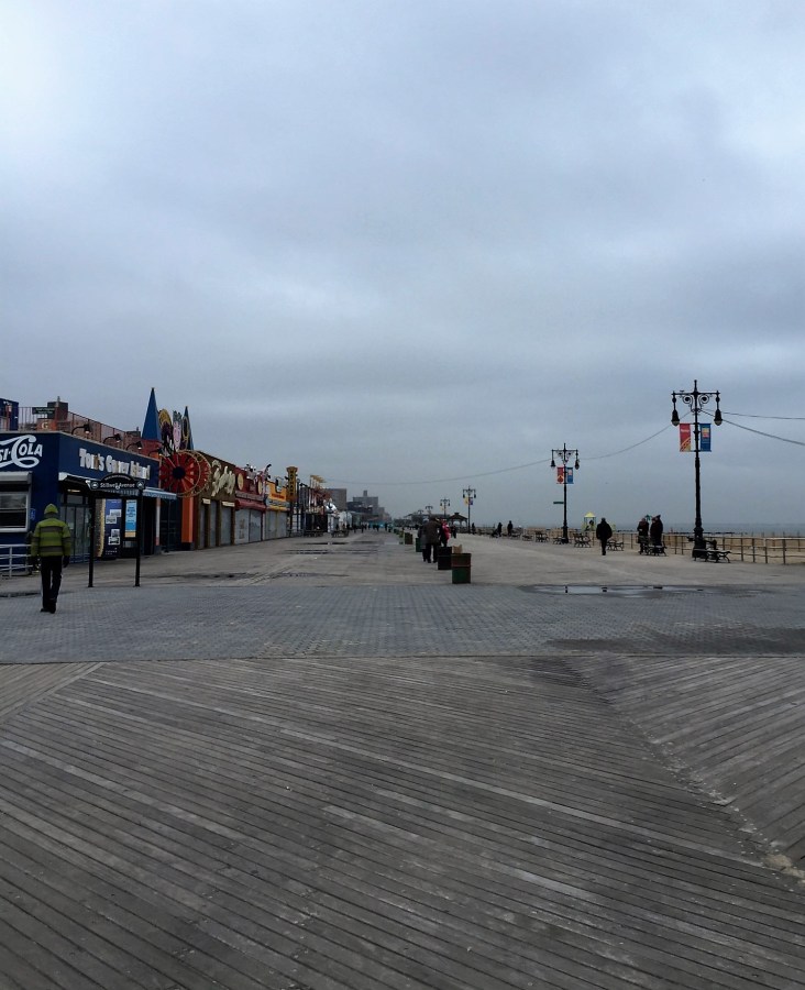 Coney Island boardwalk