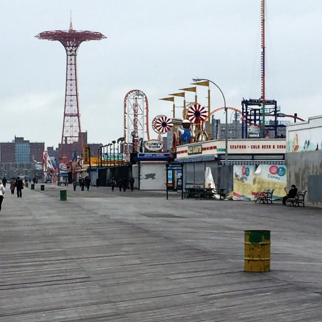 Coney Island boardwalk