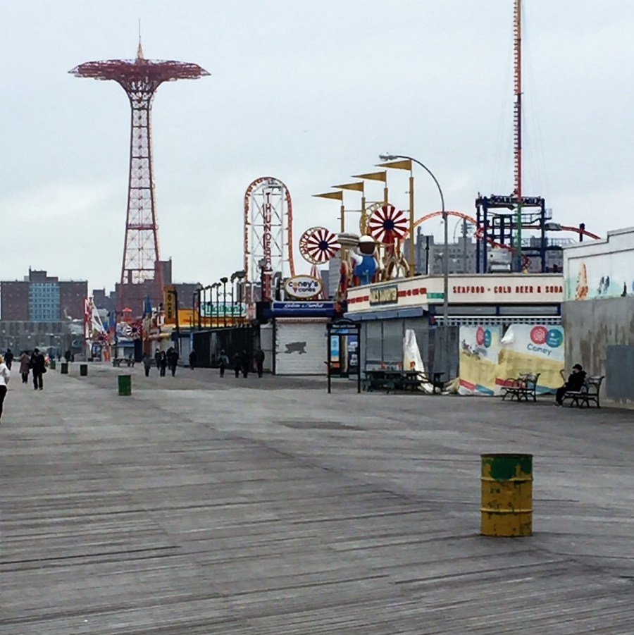 Coney Island boardwalk