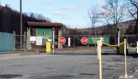 Gate at DuPont site
