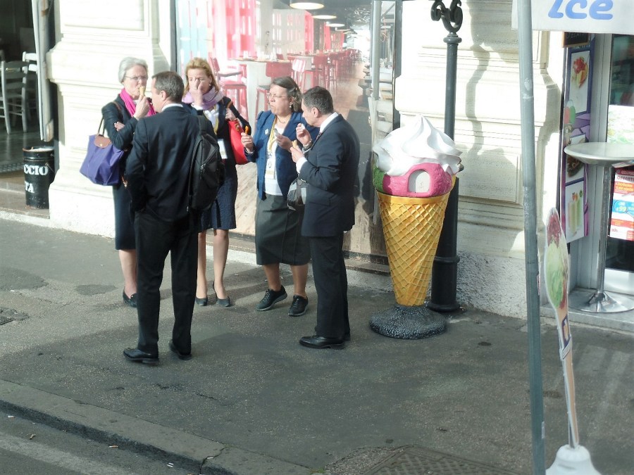 Gelato break Rome