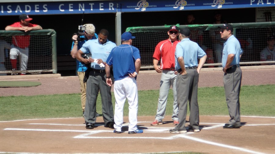 Meeting at the plate