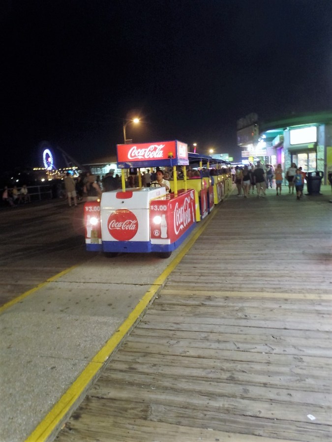 Broadwalk tram car