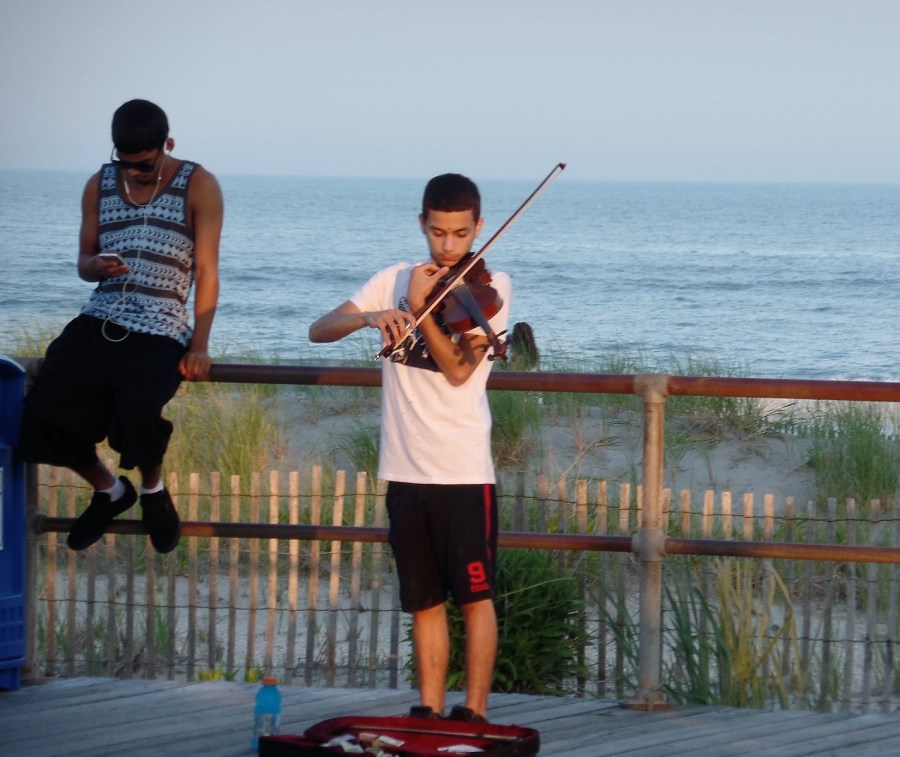 Music on the Ocean City boardwalk