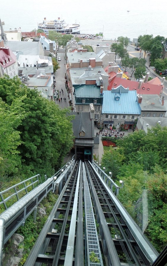 View of Place-Royale from the funicular