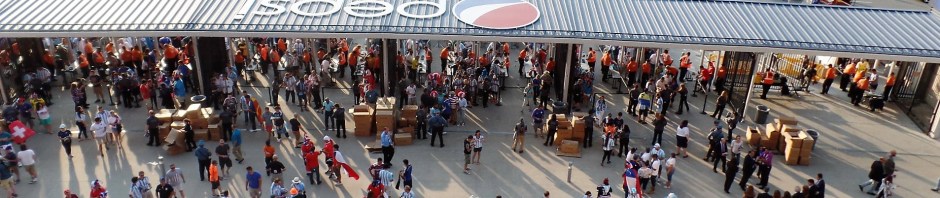 Entering MetLife Stadium