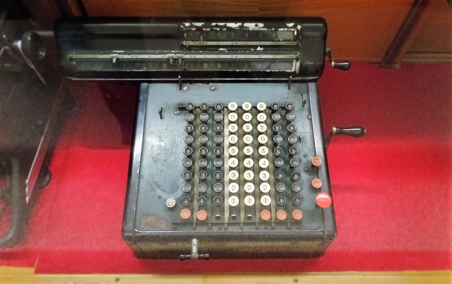 Butler Museum adding machine