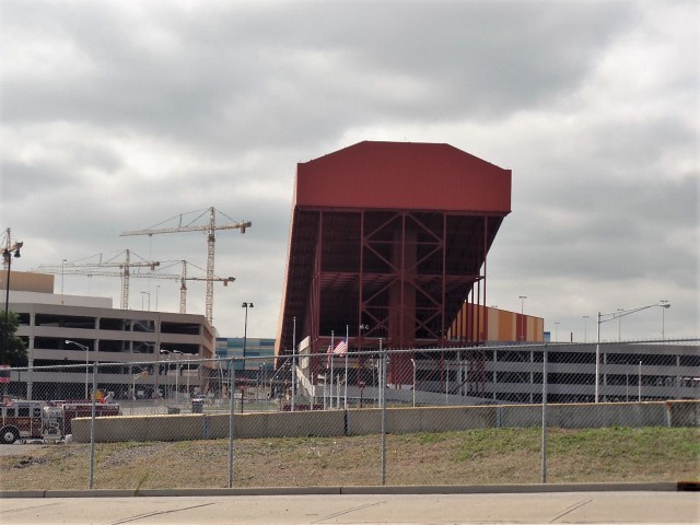 Unfinished indoor sky slope