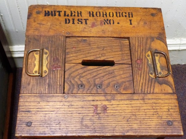 Borough of Butler ballot box