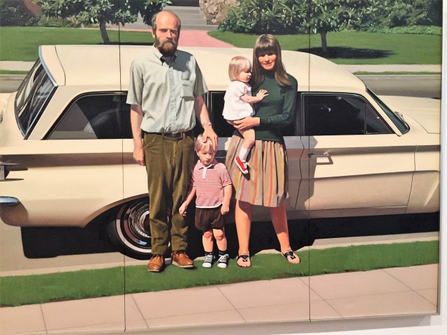 Robert Bechtle painting at Whitney