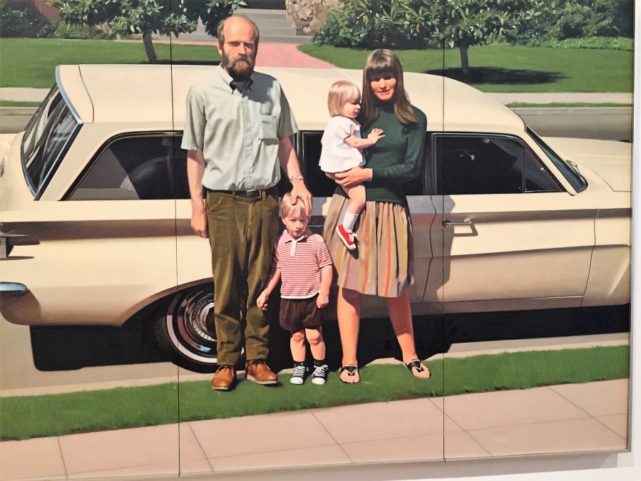 Robert Bechtle painting at Whitney