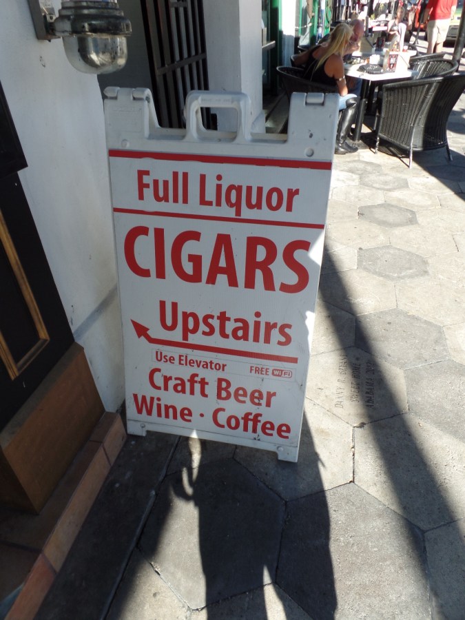 ad for cigars in Ybor
