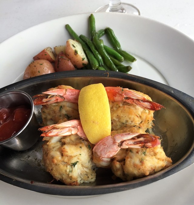 Shrimp stuffed with crab