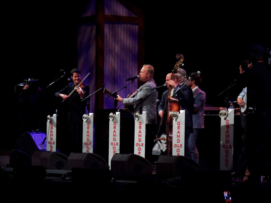 On stage at the Opry