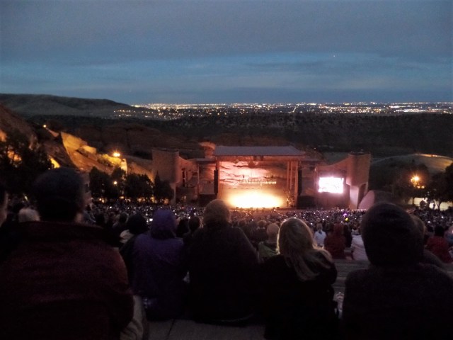 The Red Rocks amphitheatre