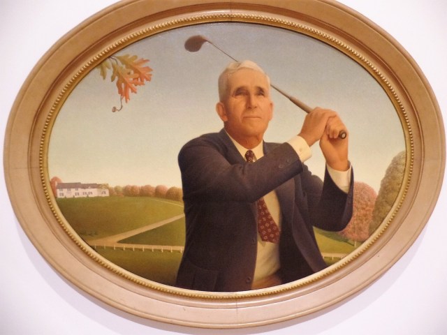 Grant Wood painting