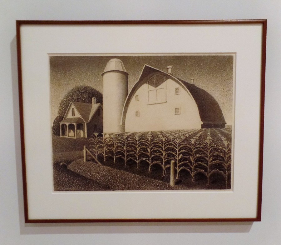 Grant Wood painting