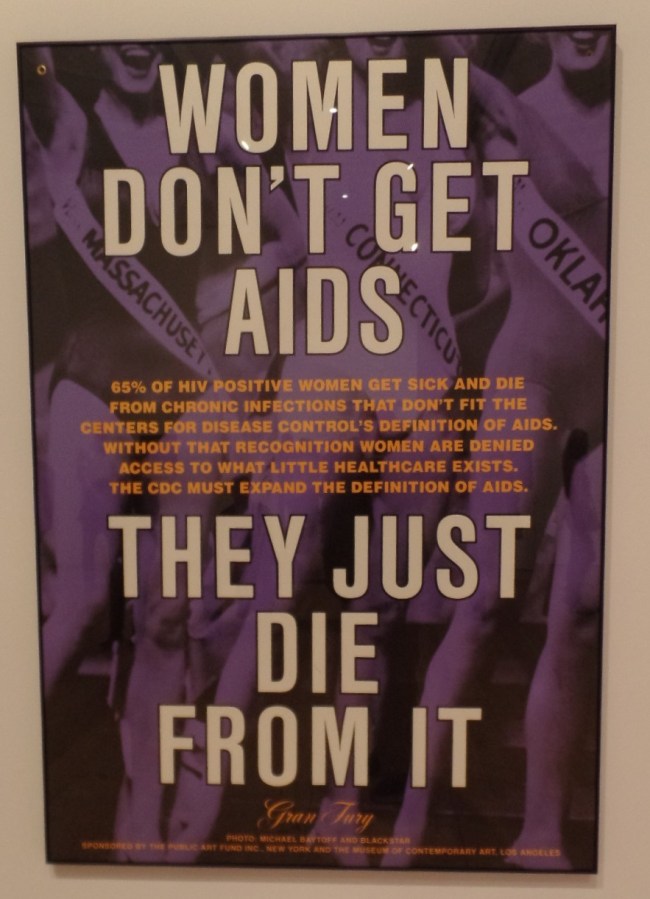 AIDS protest poster