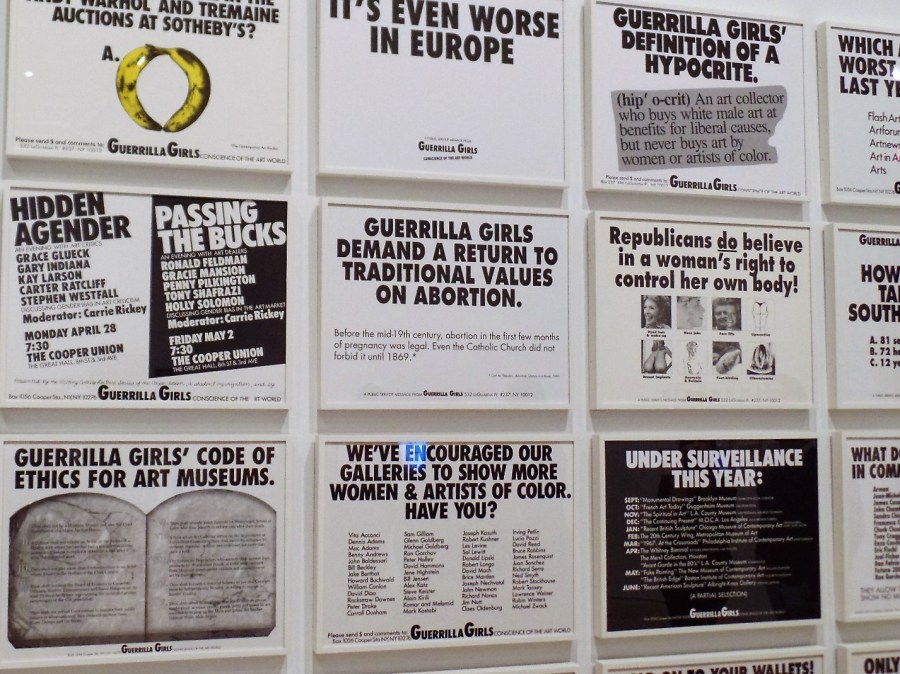 Protesting women's issues