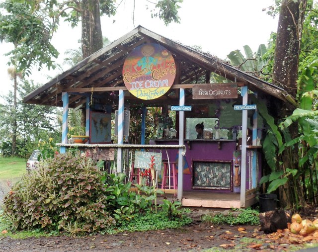 ice cream stand on Road to Hana