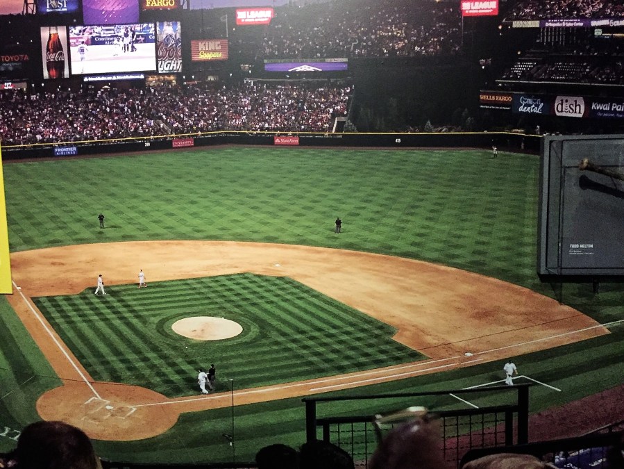Coors Field wall photo
