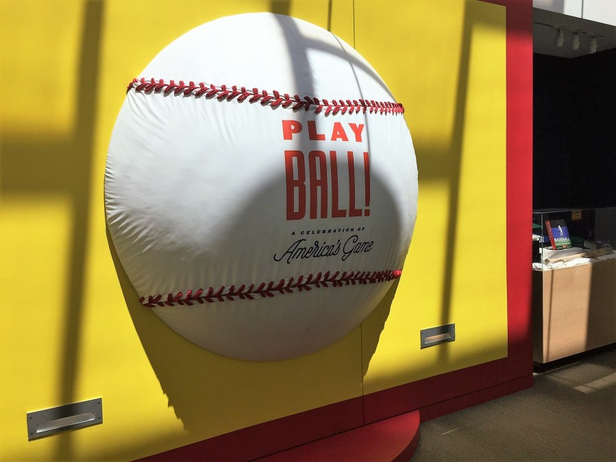 baseball exhibit at Denver Museum