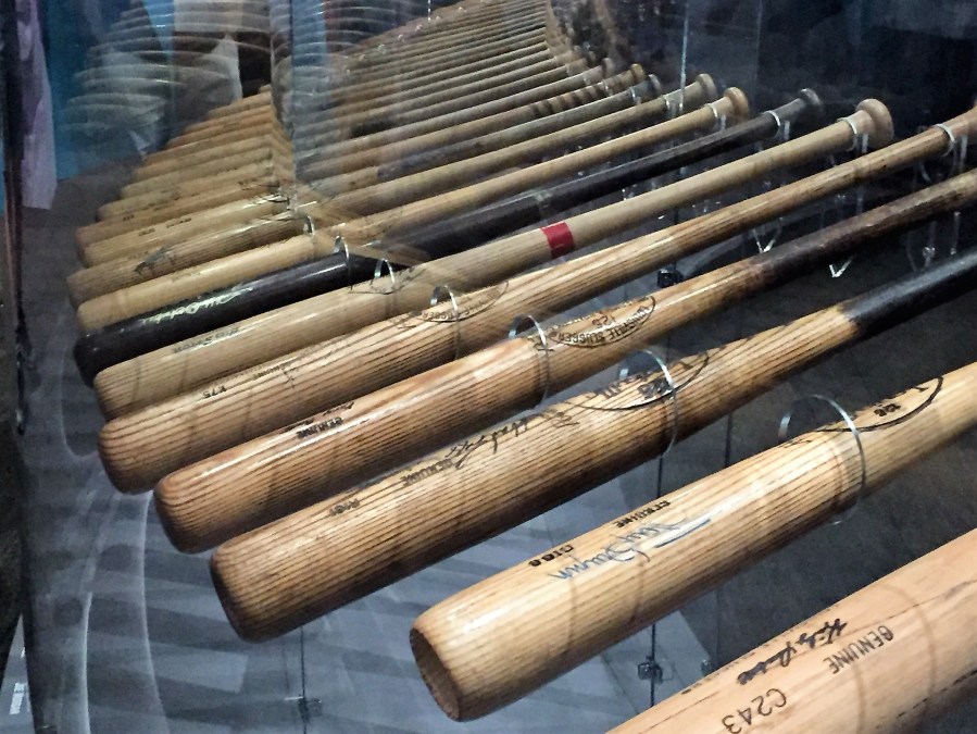 baseball bats at History Colorado