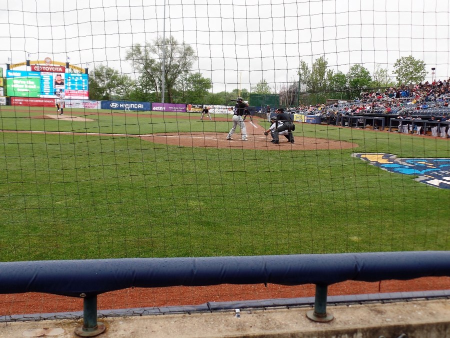 The first row at Arm & Hammer Park