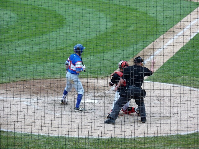 Strike three looking