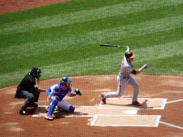 a swinging strike