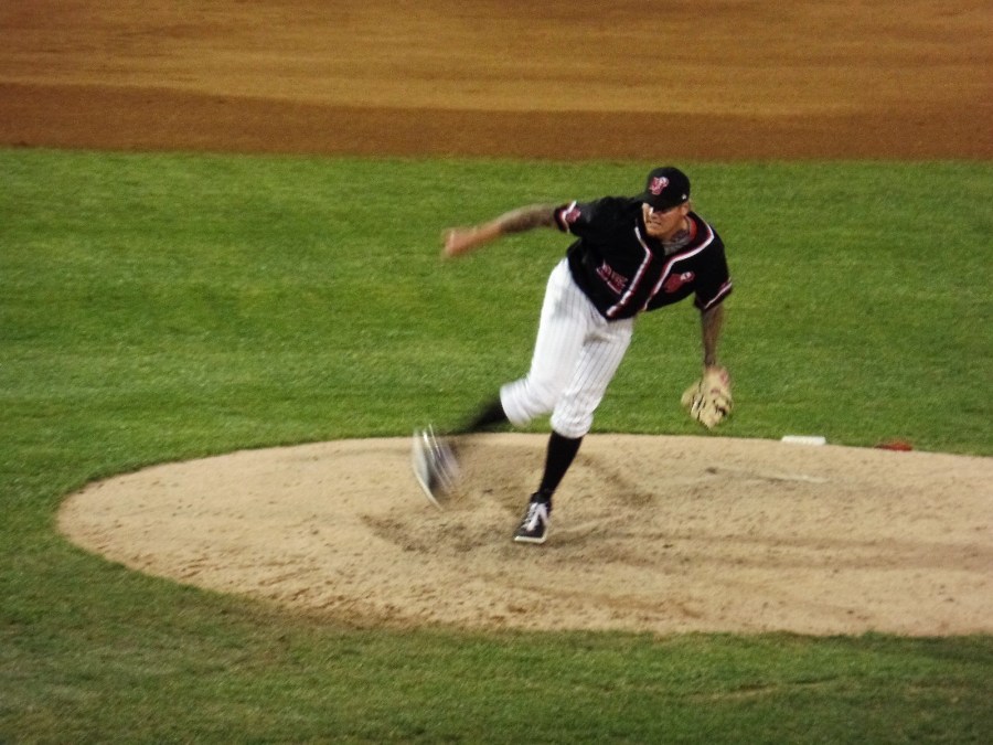Former major league pitcher Matt Latos