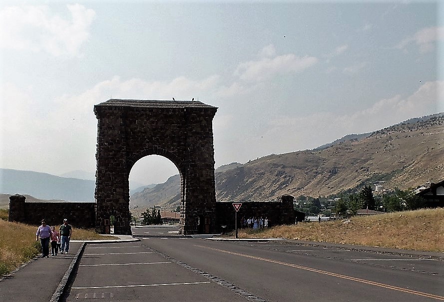 Entrance to Yellowstone National Park