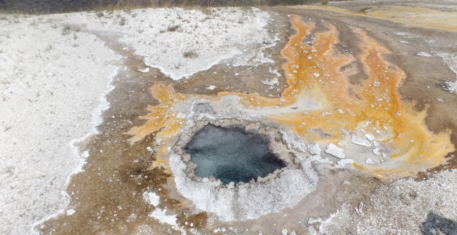 Geothermal feature at Yellowstone National Park