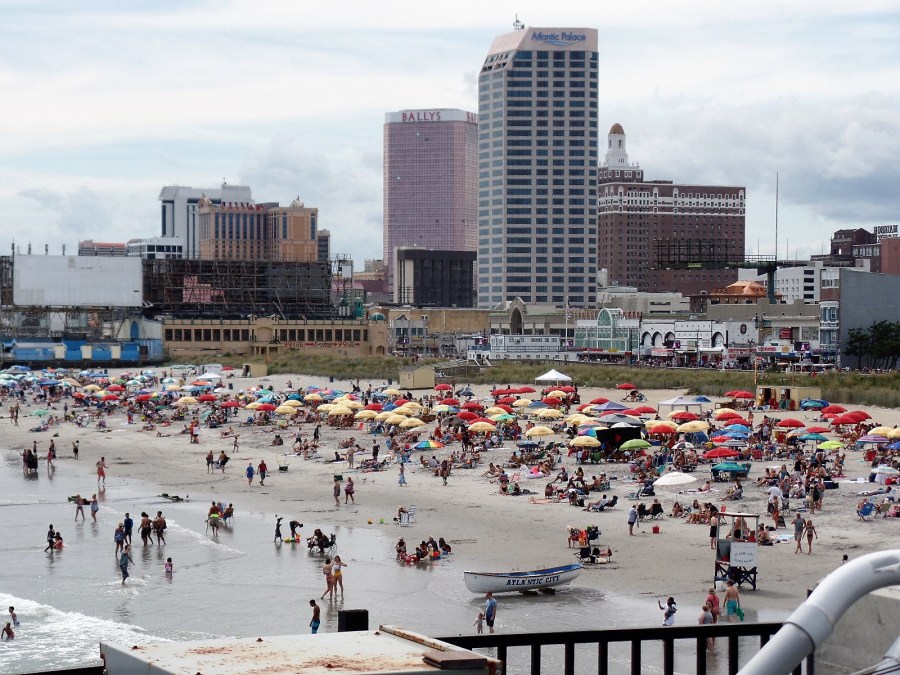 Summer weekend in Atlantic City