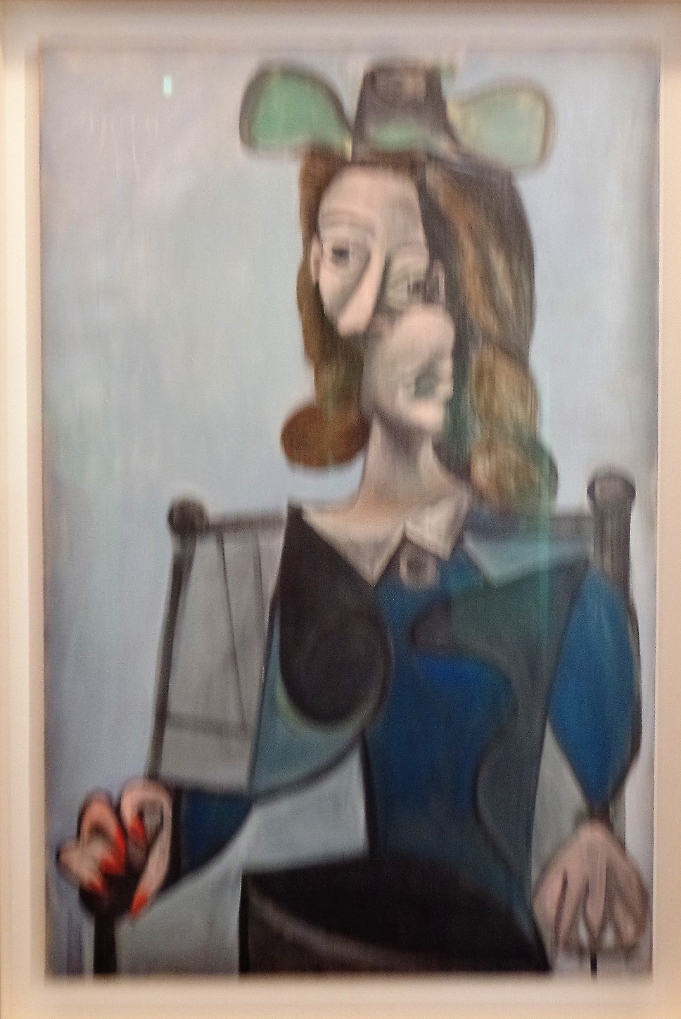 Buste de femme au chapeau