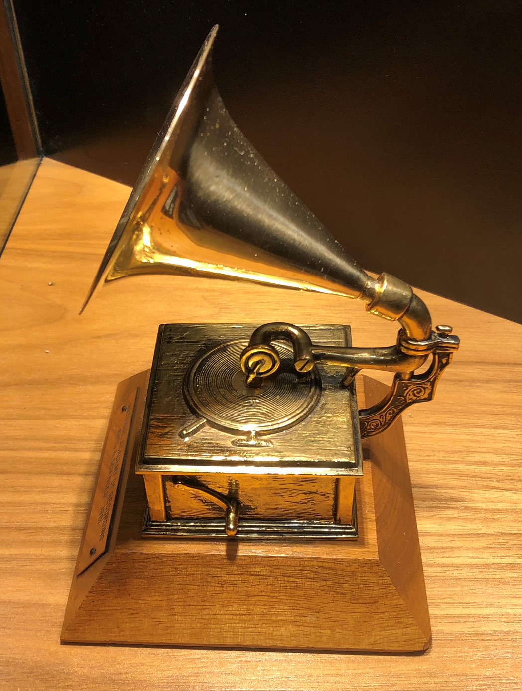 The first Grammy design