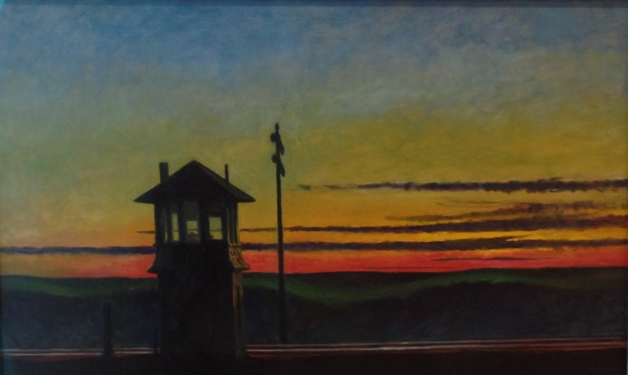 Hopper's Railroad Sunset