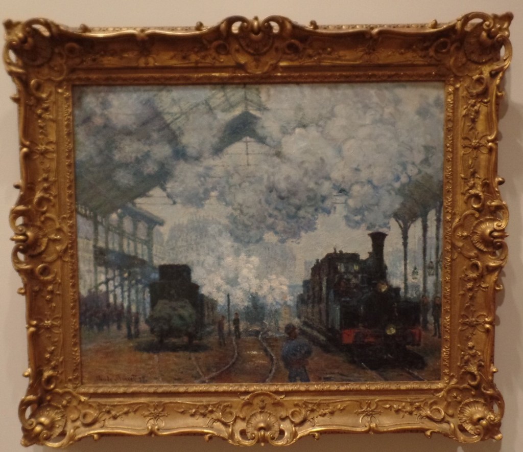 The Gare-Saint Lazare: Arrival of a Train