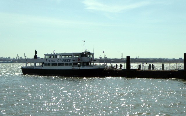 Ferryboat to Ellis Island, State of Liberty