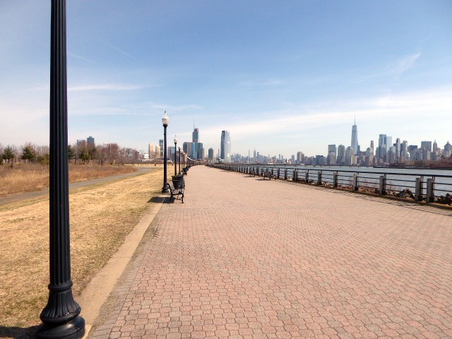 Liberty State Park riverwalk