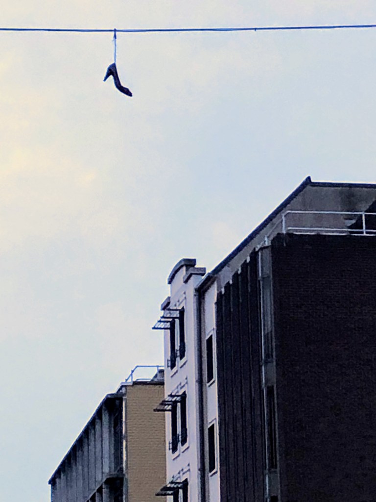 One high heel in Dublin