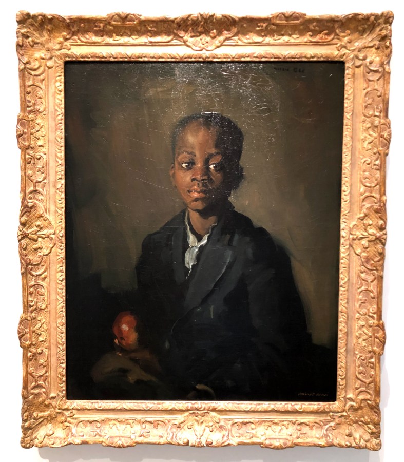 Henri painting of paperboy