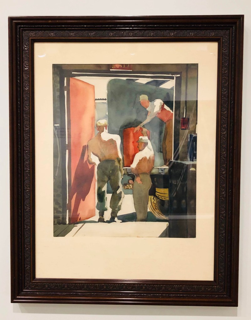 Man Unloading a Truck, James Carlin