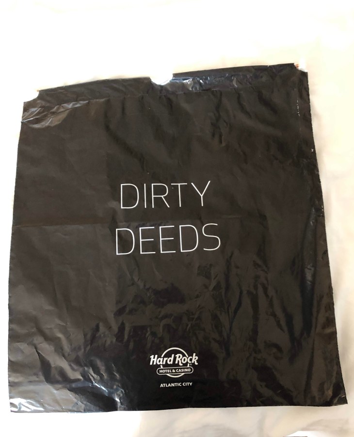 The Hard Rock laundry bag
